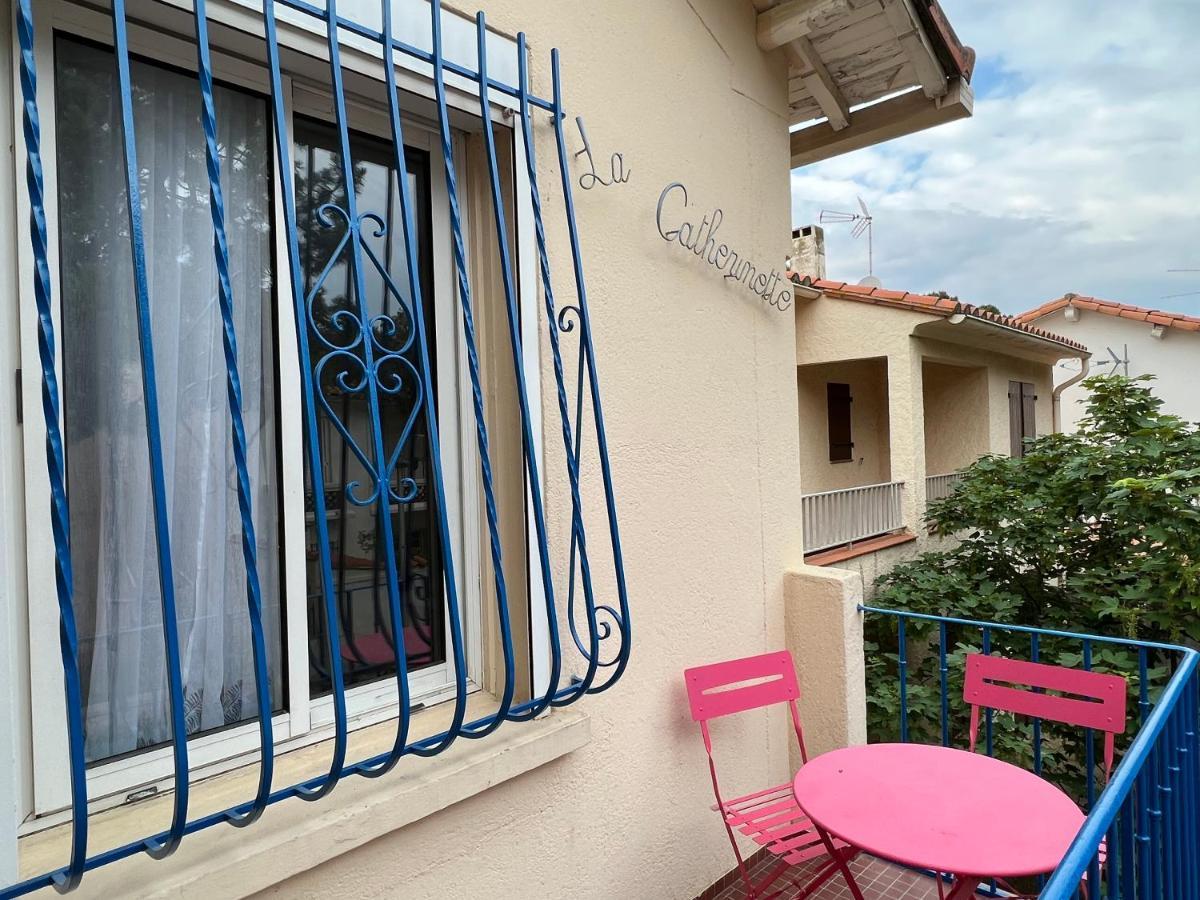 Grand F3 Vue Mer Centre Plage Proche Commerces Plage d'Argeles Exterior photo